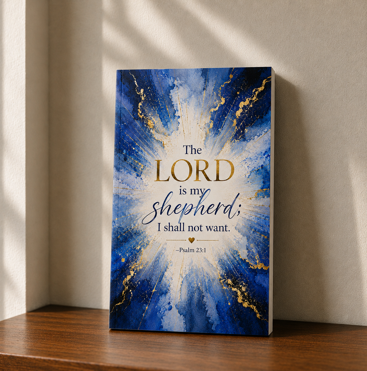 Christian Journal | “The Lord Is My Shepherd” Faith & Prayer Journal – 6×9 Softcover or Hardcover Gift
