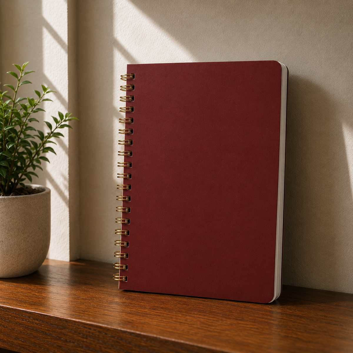 Everyday Notebook & Journal | 200-Page Premium Paper Spiral Notebook – Minimalist Journal for Work, School, Notes & Everyday Writing
