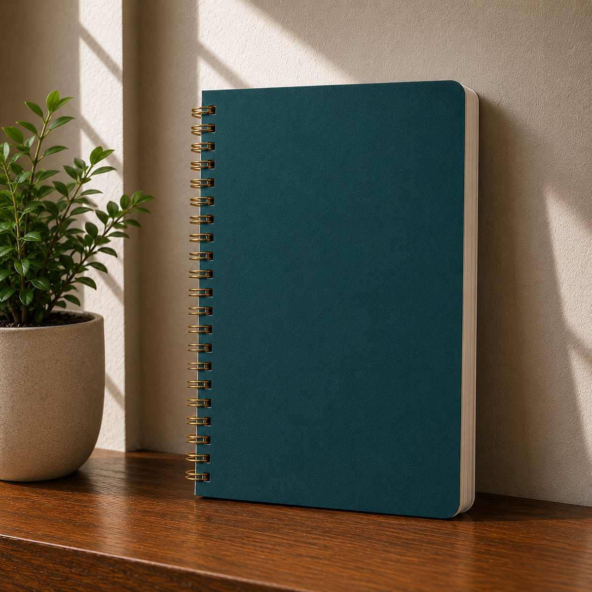 Everyday Notebook & Journal | 200-Page Premium Paper Spiral Notebook – Minimalist Journal for Work, School, Notes & Everyday Writing