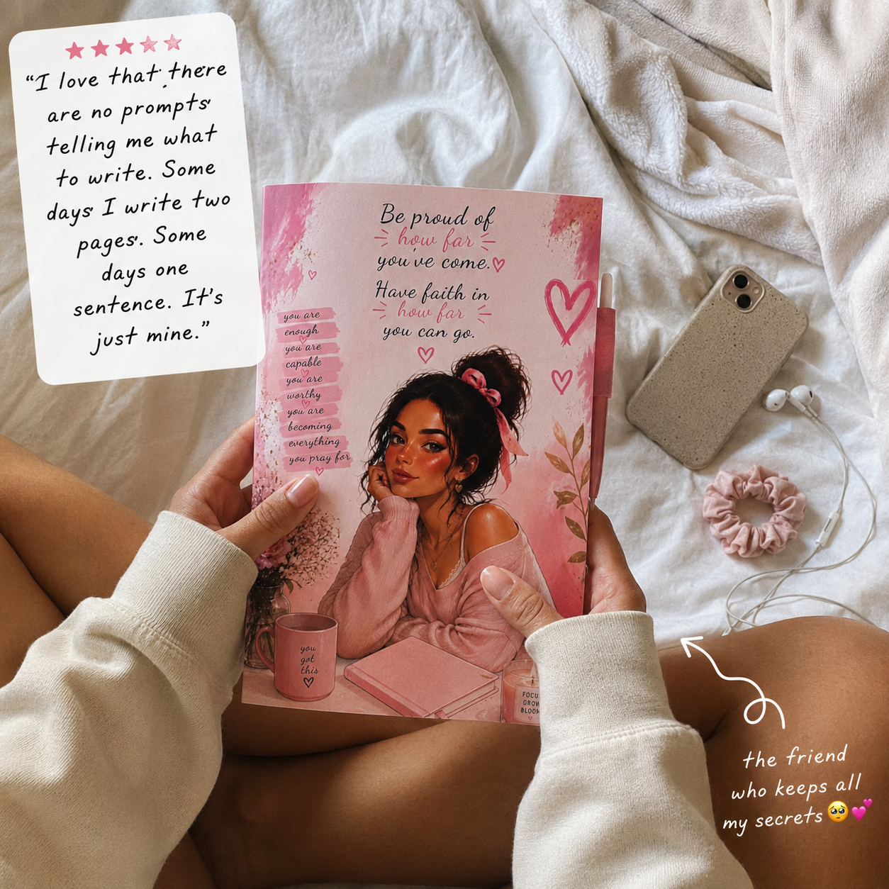 Self Love Blank Lined Journal-Self Care Gift for Her - Softbound