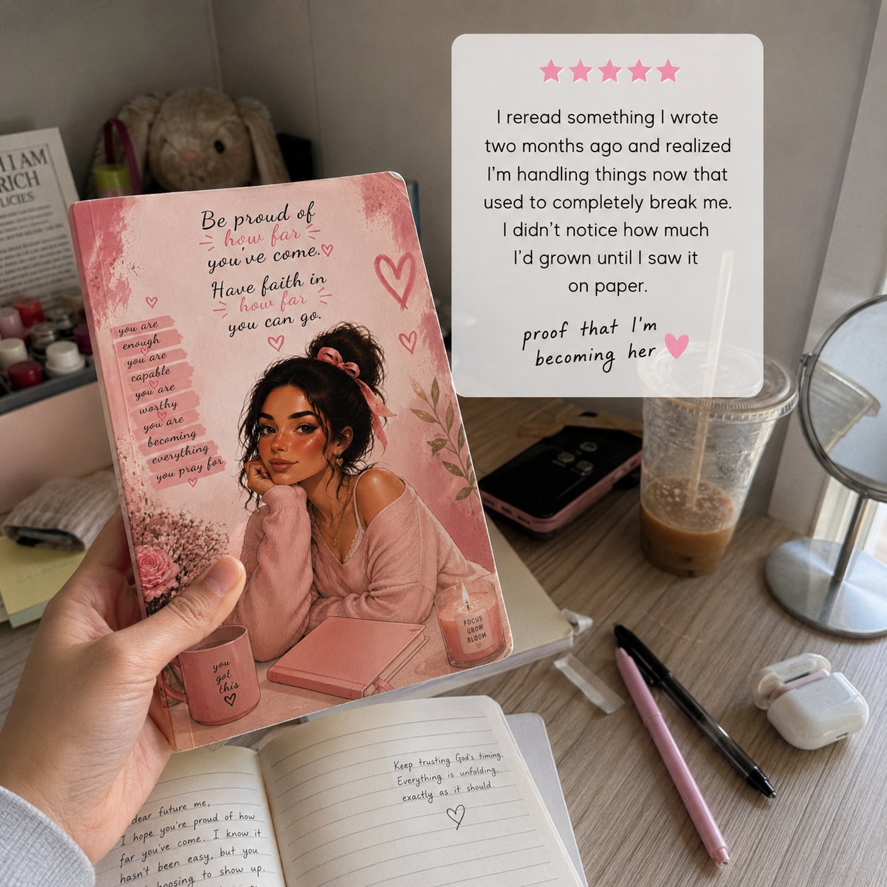 Self Love Blank Lined Journal-Self Care Gift for Her - Softbound