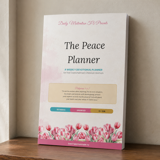 The Peace Planner — Devotional Planner, Undated Weekly Journal