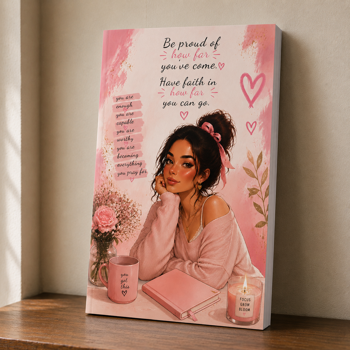 Self Love Blank Lined Journal-Self Care Gift for Her