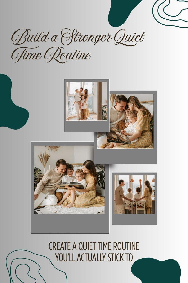 Build a stronger quiet time routine family reading together
