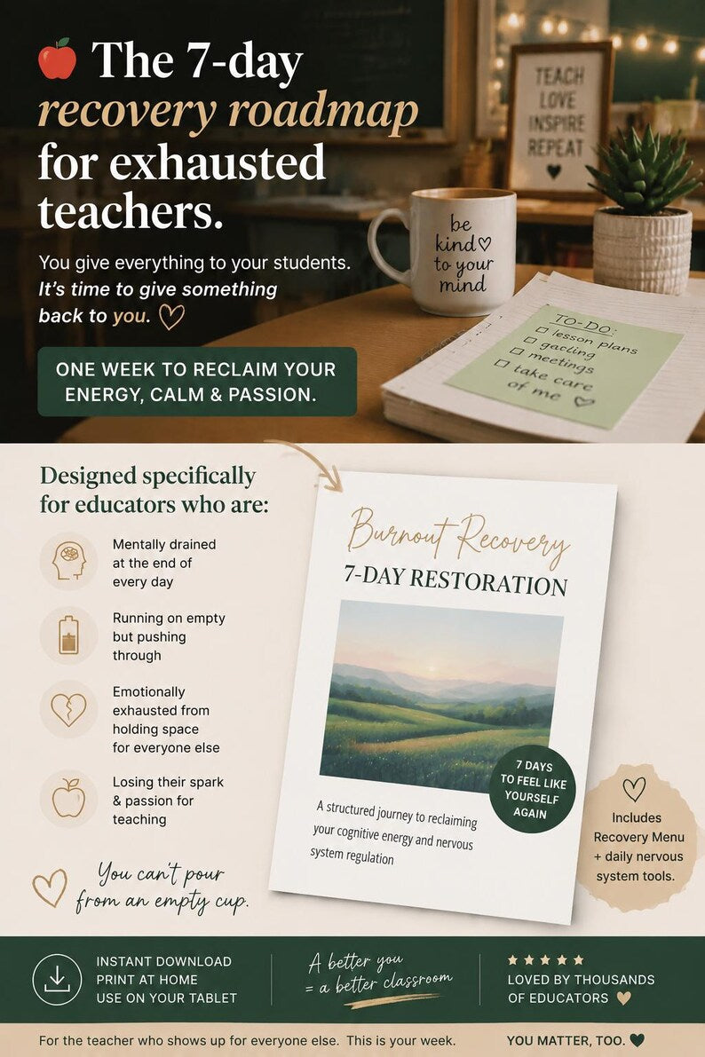 Burnout Recovery Workbook additional page preview
